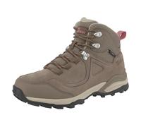 Wanderschuh JACK WOLFSKIN "SUNSET HIKE TEXAPORE MID W", Gr. 42, grau (sand), Leder, Textil, sportlich, Schuhe, Wasserdicht (54027222-42) sand