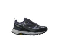 Wanderschuh JACK WOLFSKIN "TERRAVENTURE TEXAPORE LOW W", Damen, Gr. UK 8,5 - EU 42,5, Normalschaft, grau (graphite), Obermaterial: Synthetik. Obermaterial 2: Textilmaterial. Futter: Polyester, Schuhe