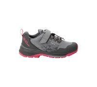Wanderschuh JACK WOLFSKIN "VILLI HIKER TEXAPORE LOW K", Jungen, Gr. UK35-EU36, Normalschaft, pink (soft, pink), Main Material Second Material 100% Polyamide Lining Sole 100% Rubber/ EVA, Schuhe Wander
