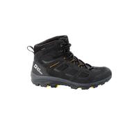 Wanderschuh JACK WOLFSKIN "VOJO 3 TEXAPORE MID M", Herren, Gr. UK13-EU48, Normalschaft, gelb (schwarz, burly, gelb, xt), Main Material Second Material 100% Polyamide Lining Sole 100% Rubber/ EVA, Schu