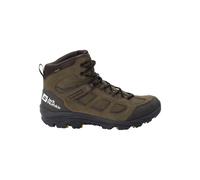 Wanderschuh JACK WOLFSKIN "VOJO 3 TEXAPORE MID M", Herren, Gr. UK14-EU49, Normalschaft, grün (khaki, phantom), Main Material Second Material 100% Polyamide Lining Sole 100% Rubber/ EVA, Schuhe Wanders