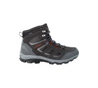 Wanderschuh JACK WOLFSKIN "VOJO 3 TEXAPORE MID M", Herren, Gr. UK6-EU395, Normalschaft, grau (grau, orange), Main Material Second Material 100% Polyamide Lining Sole 100% Rubber/ EVA, Schuhe Wandersch