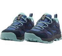 Wanderschuh JACK WOLFSKIN "VOJO TOUR TEXAPORE LOW K", Kinder, Gr. 30, blau (night blau), Synthetik, Textil, Schuhe Wanderschuh, wasserdicht, Trekkingschuh (12597760-30) night blau