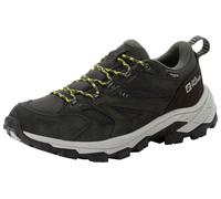 Wanderschuh JACK WOLFSKIN "VOJO TOUR TEXAPORE LOW M", Herren, Gr. 42, grün (schwarz forest), Synthetik, Textil, Schuhe Wanderschuh, Wasserdicht, Trekkingschuh (79388060-42) schwarz forest