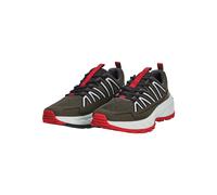 Wanderschuh JACK WOLFSKIN "WILD HIKE LOW M", Herren, Gr. 41, braun (obsidian moss), Synthetik, Schuhe Wanderschuh, Outdoorschuh, Trekkingschuh (11354726-41) obsidian moss