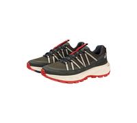 Wanderschuh JACK WOLFSKIN "WILD HIKE TEXAPORE LOW M", Herren, Gr. 44,5, obsidian moss, Synthetik, Schuhe Wanderschuh, Outdoorschuh, Trekkingschuh, wasserdicht (54701130-44,5) obsidian moss