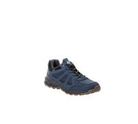 Wanderschuh JACK WOLFSKIN "WOODLAND 2 TEXAPORE LOW M", Herren, Gr. 42, blau (night blau), Synthetik, Textil, Schuhe Wanderschuh, wasserdicht, Trekkingschuh (15710112-42) night blau