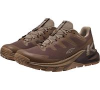 Wanderschuh KEEN "TARGHEE APEX WP", Herren, Gr. 43, braun (java, schwarz earth), Synthetik, Schuhe Wanderschuh, wasserdicht, atmungsaktiv (92985533-43) java, schwarz earth
