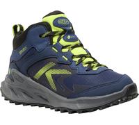 Wanderschuh KEEN "ZIONIC MID WP", Kinder, Gr. 37, blau (naval academy, evening primrose), Synthetik, Textil, Schuhe Wanderschuh, wasserdicht (51650610-37) naval academy, evening primrose