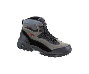 Wanderschuh LICO "Schnürstiefel Milan Comfortex", Damen, Gr. 42, grau, Obermaterial: 100% Rindsleder Leather cow., Schuhe Wanderschuh (60670030-42) grau