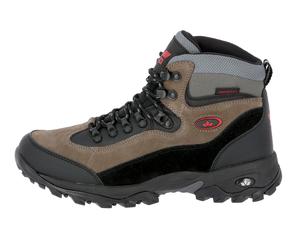 Wanderschuh LICO "Trekkinstiefel Milan", Herren, Gr. 48, schwarz, Veloursleder, Schuhe Wanderschuh (325750-48) schwarz