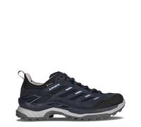 Wanderschuh LOWA "INNOVO GORE-TEX LO WS", Damen, Gr. 41,5, blau (navy, arktis), Textil, Veloursleder, Schuhe Wanderschuh, wasserdicht, winddicht,atmungsaktiv dank GORE-TEX Membrane (27810412-41,5) nav