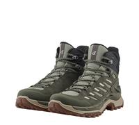 Wanderschuh LOWA "INNOVO GORE-TEX MID WS", Damen, Gr. 41,5, grün (oliv, sage), Synthetik, Textil, Schuhe Wanderschuh, wasserdicht dank Gore-Tex Membrane (65592932-41,5) oliv, sage