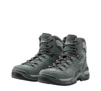 Wanderschuh LOWA "RENEGADE EVO GORE-TEX MID", Herren, Gr. 43,5, grün (grau, grau), Nubukleder, Schuhe Wanderschuh, wasserdicht, winddicht,atmungsaktiv dank GORE-TEX Membrane (23145945-43,5) grau, grau