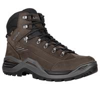 Wanderschuh LOWA "RENEGADE EVO GTX MID", Herren, Gr. 42,5, schwarz (dunkelbraun, schwarz), Leder, Schuhe Wanderschuh, wasserdicht, winddicht,atmungsaktiv dank GORE-TEX Membrane (43451130-42,5) dunkelb