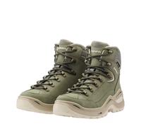 Wanderschuh LOWA "RENEGADE EVO GTX MID Ws", Damen, Gr. 39,5, sage, Leder, Schuhe Wanderschuh, wasserdicht dank Gore-Tex Membrane, mit Vibram Sohle (12807037-39,5) sage