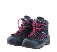 Wanderschuh LOWA "ZIRROX II GORE-TEX MID JR", Kinder, Gr. 31, blau (navy, pink), Synthetik, Textil, Schuhe Wanderschuh, wasserdicht, winddicht,atmungsaktiv dank GORE-TEX Membrane (10959235-31) navy, p