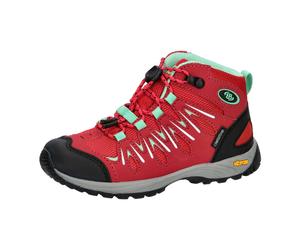 Wanderschuh Mädchen Schnellschnürsystem wasserdicht rosa Brütting Expedition Kids High - Rosa / 30