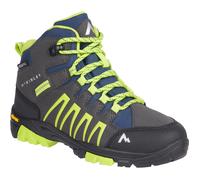 Wanderschuh MCKINLEY "Denali MID AQX J", Kinder, Gr. 33, grau (anthra, lime), Synthetik, Textil, Schuhe Wanderschuh, Wasserdicht (60844107-33) anthra, lime