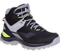 Wanderschuh MCKINLEY "Kona VI MID AQX J", Kinder, Gr. 35, schwarz (schwarz night, charcoal), Synthetik, Schuhe Wanderschuh, wasserdicht (44703957-35) schwarz night, charcoal