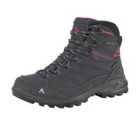 Wanderschuh MCKINLEY "Vulcanus MID AQX W", Damen, Gr. 36, bunt (anthrazit, pink), Leder, Textil, Schuhe Wanderschuh, wasserdicht (35783847-36) anthrazit, pink