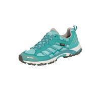 Wanderschuh MEINDL "Caribe Lady GTX", Damen, Gr. 4,5, türkis, silber, Obermaterial: 100% Rindsleder Leather cow., Schuhe Wanderschuh (70611769-4,5) türkis, silber