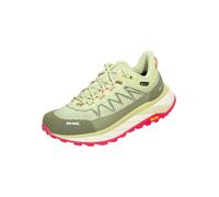 Wanderschuh MEINDL "Eldora Lady GORE-TEX", Damen, Gr. 38, Normalschaft, grün (schilf, magenta), Mesh, mehrfarbig, Schuhe Wanderschuh, Leicht, robust & wasserdicht - mit Grip, Dämpfung & Schutz (128150