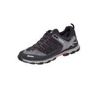 Wanderschuh MEINDL "Meindl Kite Trail GORE-TEX anthrazit/rot", Herren, Gr. 41,5, Normalschaft, grau, Veloursleder, Schuhe Wanderschuh, Comfort fit, wasserdicht (39593509-41,5) grau