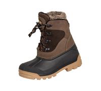 Wanderschuh MEINDL "Meindl Sölden Junior dunkelbraun", Kinder, Gr. 26, Normalschaft, braun, Veloursleder, Schuhe Wanderschuh, Comfort fit mehr Platz im Vorfußbereich und festen Halt in der Ferse (7283