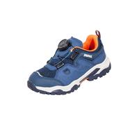 Wanderschuh MEINDL "Tuvalu Junior (Boa)", Kinder, Gr. 30, blau (marineblau, orange), Obermaterial: 100% Textilmaterial TEXMAT., Schuhe Wanderschuh (27302632-30) marineblau, orange