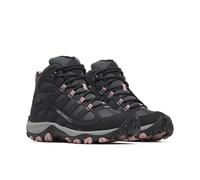 Wanderschuh MERRELL "ACCENTOR 4 SPORT MID GORE-TEX", Damen, Gr. 39, grau (schwarz, rosewood), Leder, Schuhe Wanderschuh, wasserdicht dank Gore-Tex Membrane (54769204-39) schwarz, rosewood