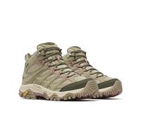 Wanderschuh MERRELL "MOAB 3 MID GORE-TEX", Damen, Gr. 42, olivine, Leder, Schuhe Wanderschuh, wasserdicht dank Gore-Tex Membrane (82474605-42) olivine