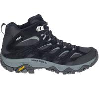 Wanderschuh MERRELL "MOAB 3 MID GORE-TEX", Herren, Gr. 46, schwarz (schwarz, grau), Leder, Textil, Schuhe Wanderschuh, wasserdicht (86365801-46) schwarz, grau