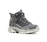 Wanderschuh MERRELL "MOAB SPEED 2 MID GORE-TEX", Herren, Gr. 46, atmungsaktiv, grau (asphalt), Synthetik, Schuhe Wanderschuh, wasserdicht dank Gore-Tex Membrane (67443033-46) asphalt