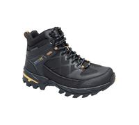 Wanderschuh REGATTA "Samaris III", Herren, Gr. 43, schwarz (schwarz, gelb), Obermaterial: 55% Polyurethan PU. 45% Polyester Pol. recyc.., Schuhe Wanderschuh (40747350-43) schwarz, gelb