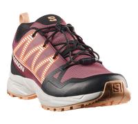 Wanderschuh SALOMON "OUTSCAPE J", Kinder, Gr. 33, rot (nocturne, weiß, almond cream), Synthetik, Textil, Schuhe Wanderschuh, für Kinder & Jugendliche (52564030-33) nocturne, weiß, almond cream