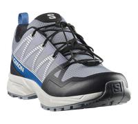 Wanderschuh SALOMON "OUTSCAPE J", Kinder, Gr. 39, grau (tradewinds, lunar rock, strong blau), Synthetik, Textil, Schuhe Wanderschuh, für Kinder & Jugendliche (98573647-39) tradewinds, lunar rock, stro