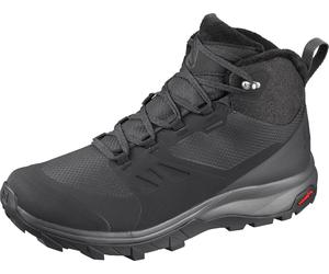 Wanderschuh SALOMON "OUTsnap CSWP W", Damen, Gr. 42,5, schwarz, Synthetik, Textil, Schuhe Wanderschuh, wasserdichte, wärmende Winterschuhe (34280858-42,5) schwarz