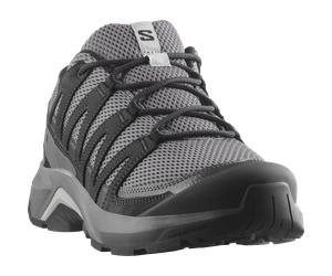 Wanderschuh SALOMON "X-ADVENTURE RECON", Herren, Gr. 48, castlerock, phantom, alloy, Leder, Textil, Schuhe Wanderschuh, wasserdicht (49947424-48) castlerock, phantom, alloy