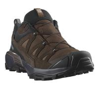 Wanderschuh SALOMON "X ULTRA 360 LEATHER GORE-TEX", Herren, Gr. 42,5, braun (schwarz earth), Nubukleder, Synthetik, Schuhe Wanderschuh, wasserdicht (56201729-42,5) schwarz earth