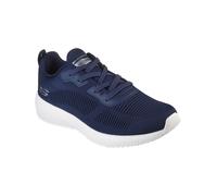 Wanderschuh SKECHERS "Squad", Damen, Gr. 45,5, blau (marineblau), Obermaterial: 100% Textilmaterial TEXMAT., Schuhe Wanderschuh (56807519-45,5) marineblau