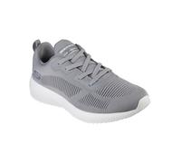 Wanderschuh SKECHERS "Squad", Kinder, Gr. 45,5, grau (hellgrau), Obermaterial: 100% Textilmaterial TEXMAT., Schuhe Wanderschuh (74247447-45,5) hellgrau