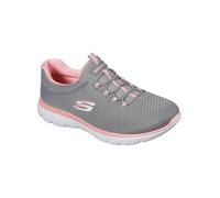 Wanderschuh SKECHERS "Summits", Damen, Gr. 37, grau (grau, pink), Obermaterial: 100% Textilmaterial TEXMAT., Schuhe Wanderschuh (45109742-37) grau, pink
