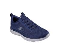 Wanderschuh SKECHERS "Summits", Damen, Gr. 41, blau (marineblau), Obermaterial: 50% Rindsleder Leather cow. 50% Lammleder LEL., Schuhe Wanderschuh (34853122-41) marineblau