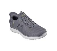 Wanderschuh SKECHERS "Summits", Kinder, Gr. 43, grau, Obermaterial: 50% Rindsleder Leather cow. 50% Lammleder LEL., Schuhe Wanderschuh (15789140-43) grau
