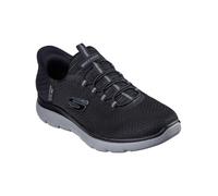 Wanderschuh SKECHERS "Summits", Kinder, Gr. 43, schwarz, Obermaterial: 50% Rindsleder Leather cow. 50% Lammleder LEL., Schuhe Wanderschuh (83013503-43) schwarz