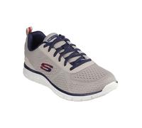 Skechers Track Leshur Herren-Sneaker, Taupe/Marineblau, 42.5 EU