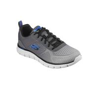 Skechers Men's Track Ripkent Sneaker, Charcoal Mesh/Black Trim, 8 UK