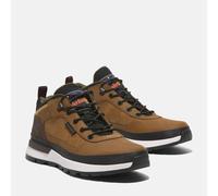 Wanderschuh TIMBERLAND "FIELD TREKKER MID LACE UP SNEAKER", Damen, Gr. 43, braun (medium braun nubuck), Leder, Synthetik, Schuhe Wanderschuh, Wintersneaker, Sneaker, Winterschuhe (18798966-43) medium