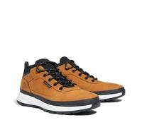 Wanderschuh TIMBERLAND "FIELD TREKKER MID LACE UP SNEAKER", Herren, Gr. 41,5, gelb (wheat), Leder, Synthetik, Schuhe Wanderschuh, Wintersneaker, Sneaker, Winterschuhe, Topseller (58063422-41,5) wheat